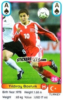 Sticker Yildiray Basturk - Football Stars New Season 2002 n. 26 - Akas Akbalik
