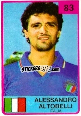Cromo Alessandro Altobelli - The Stars of Football 1986 - ALL SPORT
