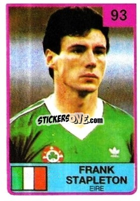 Sticker Frank Stapleton - The Stars of Football 1986 - ALL SPORT
