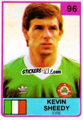 Sticker Kevin Sheedy - The Stars of Football 1986 n. 96 - ALL SPORT
