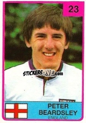 Sticker Peter Beardsley - The Stars of Football 1986 - ALL SPORT
