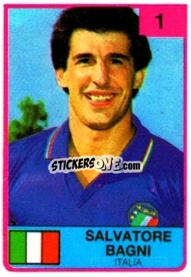 Figurina Salvatore Bagni - The Stars of Football 1986 - ALL SPORT
