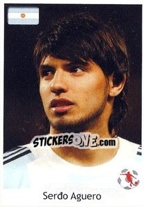 Sticker Agüero - Svetsko Fudbalsko Prvenstvo Južna Afrika 2010 n. 117 - AS SPORT

