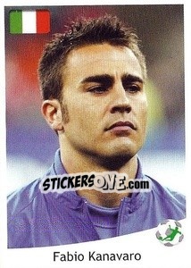Sticker Cannavaro - Svetsko Fudbalsko Prvenstvo Južna Afrika 2010 - AS SPORT
