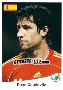 Sticker Capdevila - Svetsko Fudbalsko Prvenstvo Južna Afrika 2010 - AS SPORT
