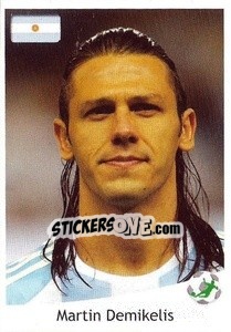 Sticker Demichelis - Svetsko Fudbalsko Prvenstvo Južna Afrika 2010 - AS SPORT
