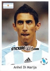 Sticker Di Maria - Svetsko Fudbalsko Prvenstvo Južna Afrika 2010 - AS SPORT
