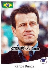 Sticker Dunga - Svetsko Fudbalsko Prvenstvo Južna Afrika 2010 - AS SPORT
