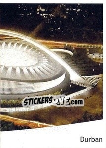 Sticker Durban - Svetsko Fudbalsko Prvenstvo Južna Afrika 2010 n. 4 - AS SPORT
