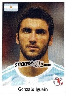Sticker Higuain - Svetsko Fudbalsko Prvenstvo Južna Afrika 2010 n. 118 - AS SPORT
