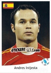 Sticker Iniesta - Svetsko Fudbalsko Prvenstvo Južna Afrika 2010 n. 379 - AS SPORT
