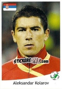 Sticker Kolarov - Svetsko Fudbalsko Prvenstvo Južna Afrika 2010 n. 189 - AS SPORT
