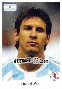 Sticker Messi - Svetsko Fudbalsko Prvenstvo Južna Afrika 2010 - AS SPORT
