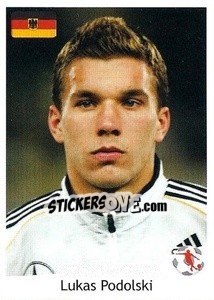Sticker Podolski - Svetsko Fudbalsko Prvenstvo Južna Afrika 2010 - AS SPORT
