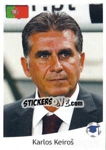 Sticker Queiroz - Svetsko Fudbalsko Prvenstvo Južna Afrika 2010 - AS SPORT
