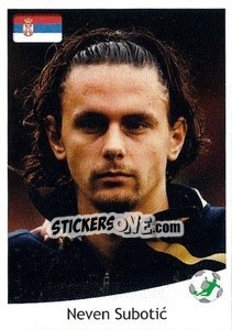 Sticker Subotic - Svetsko Fudbalsko Prvenstvo Južna Afrika 2010 - AS SPORT
