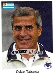 Sticker Tabarez - Svetsko Fudbalsko Prvenstvo Južna Afrika 2010 n. 90 - AS SPORT
