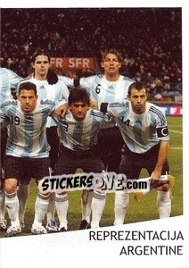 Sticker Team - Svetsko Fudbalsko Prvenstvo Južna Afrika 2010 n. 105 - AS SPORT
