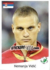 Sticker Vidic - Svetsko Fudbalsko Prvenstvo Južna Afrika 2010 n. 186 - AS SPORT
