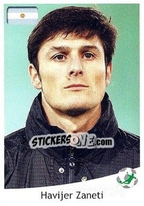 Sticker Zanetti - Svetsko Fudbalsko Prvenstvo Južna Afrika 2010 - AS SPORT
