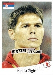 Sticker Zigic - Svetsko Fudbalsko Prvenstvo Južna Afrika 2010 - AS SPORT
