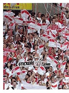 Sticker VfB Stuttgart Fans - Vfb Stuttgart 2011-2012 n. 10 - Panini