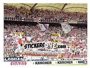 Sticker VfB Stuttgart Fans - Vfb Stuttgart 2011-2012 n. 12 - Panini