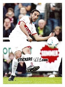 Sticker Cristian Molinaro im Spiel - Vfb Stuttgart 2011-2012 - Panini