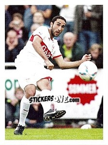 Cromo Cristian Molinaro im Spiel - Vfb Stuttgart 2011-2012 - Panini