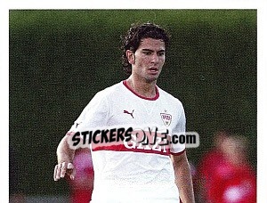 Cromo Serdar Tasci im Spiel - Vfb Stuttgart 2011-2012 - Panini