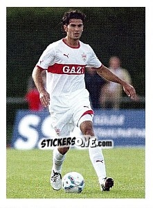Cromo Serdar Tasci im Spiel - Vfb Stuttgart 2011-2012 - Panini