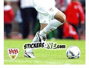 Sticker Georg Niedermeier im Spiel - Vfb Stuttgart 2011-2012 - Panini