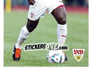 Cromo Arthur Boka im Spiel - Vfb Stuttgart 2011-2012 - Panini