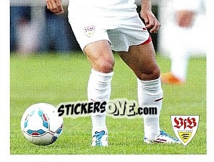 Sticker Stefano Celozzi im Spiel - Vfb Stuttgart 2011-2012 - Panini