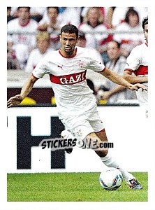 Sticker Khalid Boulahrouz im Spiel - Vfb Stuttgart 2011-2012 n. 67 - Panini