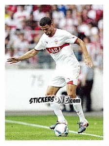 Cromo Khalid Boulahrouz im Spiel - Vfb Stuttgart 2011-2012 - Panini