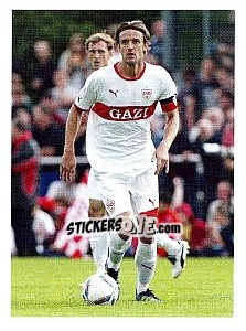 Figurina Christian Gentner im Spiel - Vfb Stuttgart 2011-2012 - Panini