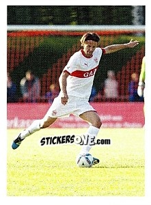 Cromo Christian Gentner im Spiel - Vfb Stuttgart 2011-2012 - Panini