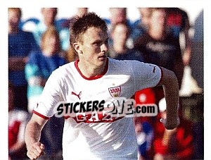 Sticker William Kvist im Spiel - Vfb Stuttgart 2011-2012 n. 81 - Panini