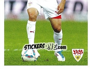 Cromo Tamas Hajnal im Spiel - Vfb Stuttgart 2011-2012 - Panini