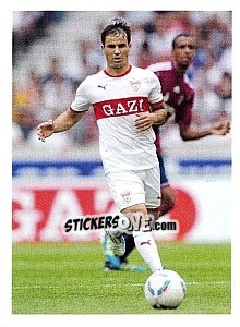 Cromo Tamas Hajnal im Spiel - Vfb Stuttgart 2011-2012 - Panini