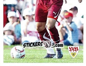 Sticker Timo Gebhart im Spiel - Vfb Stuttgart 2011-2012 - Panini