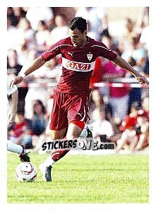 Cromo Timo Gebhart im Spiel - Vfb Stuttgart 2011-2012 - Panini