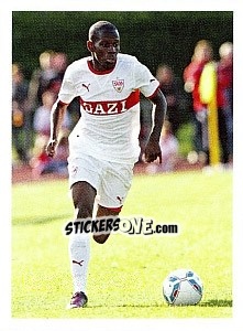 Sticker Ibrahima Traoré im Spiel - Vfb Stuttgart 2011-2012 n. 108 - Panini