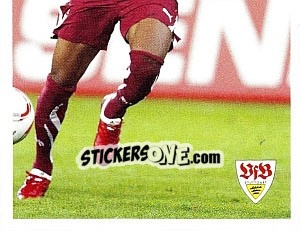 Sticker Johan Audel im Spiel - Vfb Stuttgart 2011-2012 - Panini