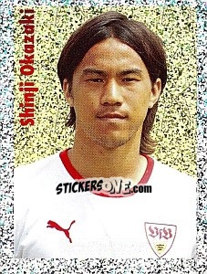 Cromo Shinji Okazaki (Porträt) - Vfb Stuttgart 2011-2012 - Panini