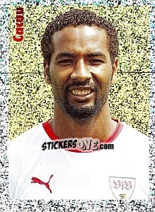 Sticker Cacau (Porträt) - Vfb Stuttgart 2011-2012 - Panini