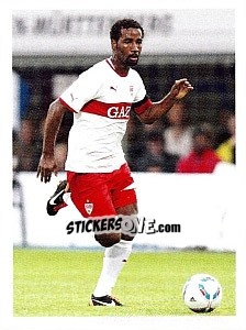 Cromo Cacau im Spiel - Vfb Stuttgart 2011-2012 - Panini