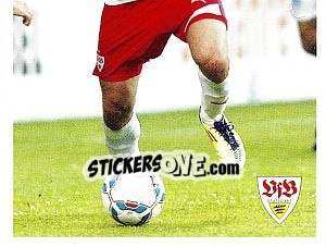 Cromo Martin Harnik im Spiel - Vfb Stuttgart 2011-2012 - Panini