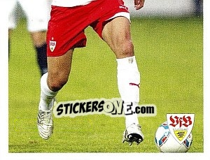 Sticker Julian Schieber im Spiel - Vfb Stuttgart 2011-2012 - Panini